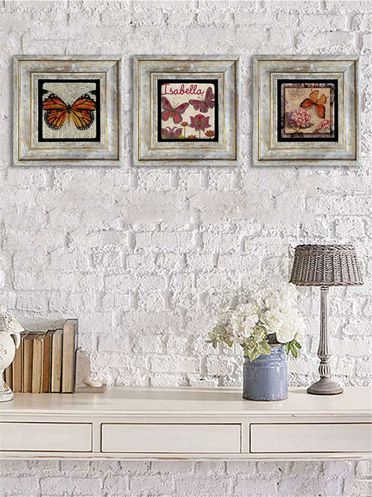 3-PIECE FRAME NATURAL STONE WALL DECOR / 3CDD-40-080 (WALL DECOR)