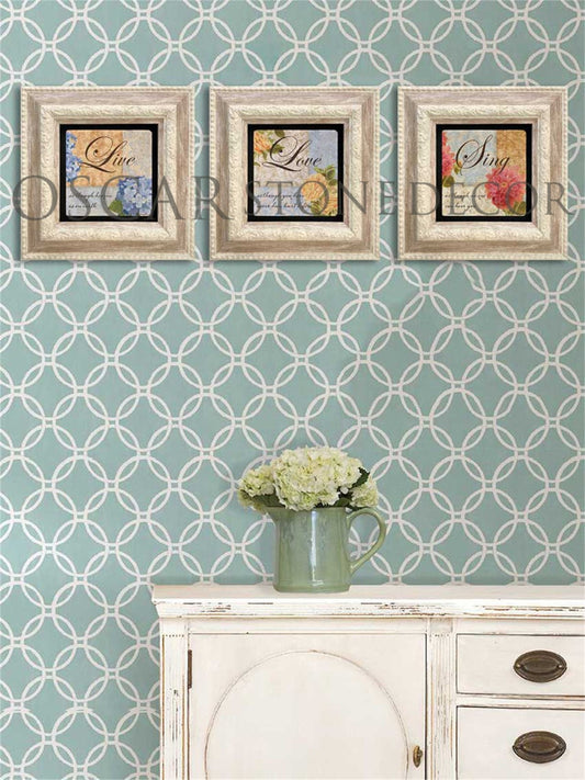 3-PIECE FRAME NATURAL STONE WALL DECOR / 3CDD-20-003 (WALL DECOR)