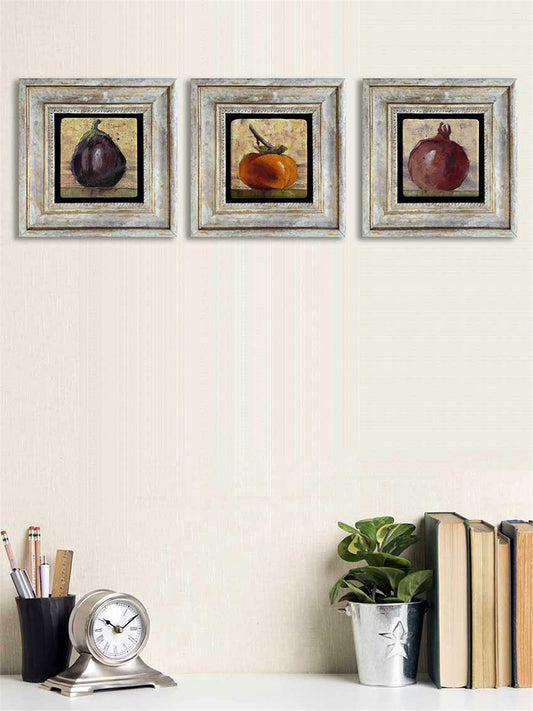 3-PIECE FRAME NATURAL STONE WALL DECOR / 3CDD-40-082 (WALL DECOR)