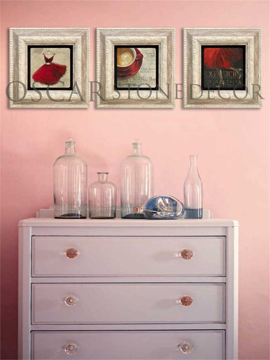 3-PIECE FRAME NATURAL STONE WALL DECOR / 3CDD-20-006 (WALL DECOR)