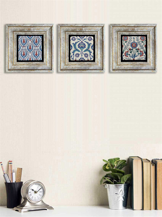 3-PIECE FRAME NATURAL STONE WALL DECOR / 3CDD-40-046 (WALL DECOR)