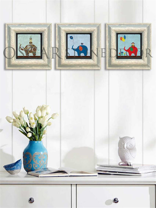 3-PIECE FRAME NATURAL STONE WALL DECOR / 3CDD-10-006 (WALL DECOR)
