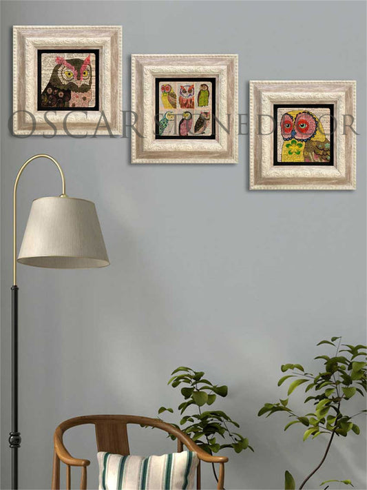 3-PIECE FRAME NATURAL STONE WALL DECOR / 3CDD-20-001 (WALL DECOR)