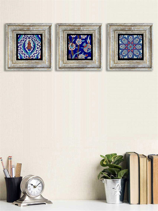 3-PIECE FRAME NATURAL STONE WALL DECOR / 3CDD-40-045 (WALL DECOR)
