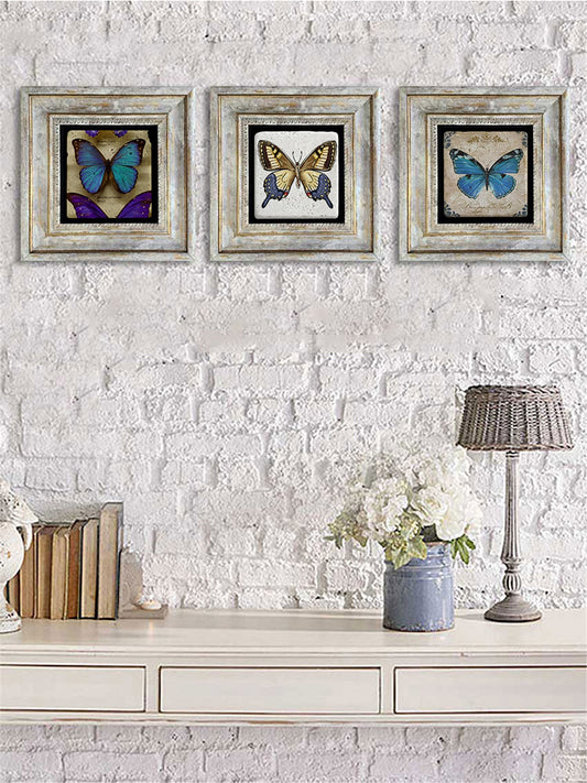 3-PIECE FRAME NATURAL STONE WALL DECOR / 3CDD-40-091 (WALL DECOR)