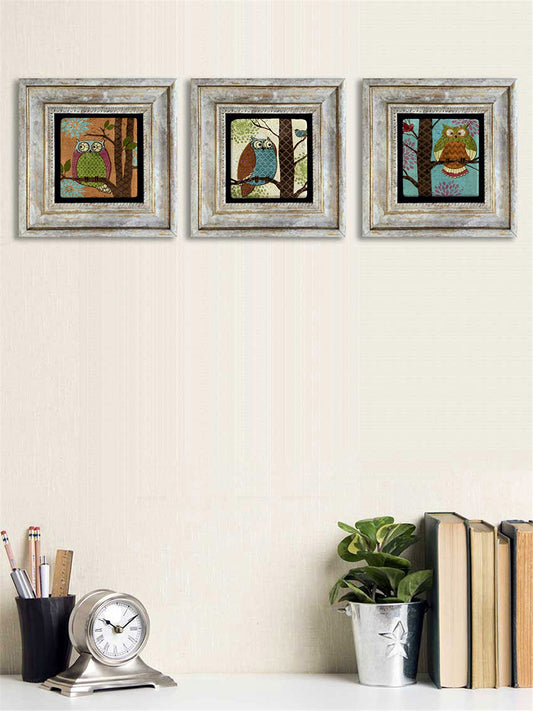 3-PIECE FRAME NATURAL STONE WALL DECOR / 3CDD-40-097 (WALL DECOR)