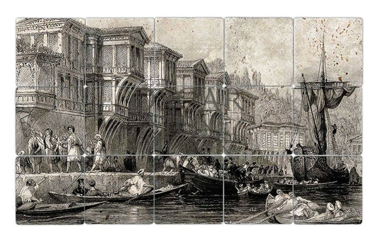 MANSIONS ON THE BOSPHORUS NATURAL STONE TABLE / TT102 (STONE TABLE)