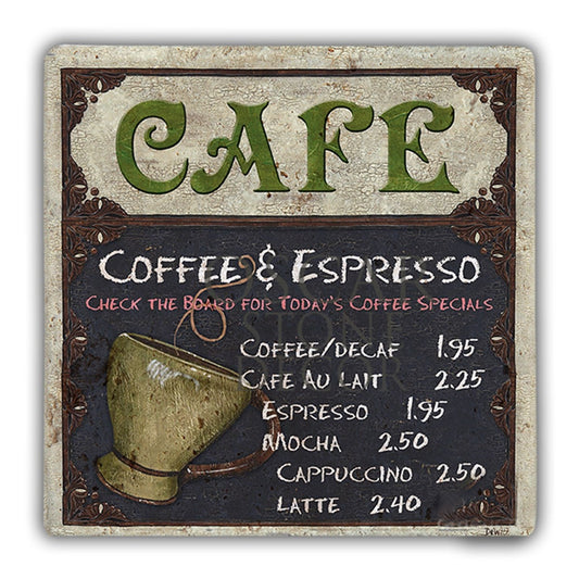 CAFE&ESPRESSO NATURAL STONE WALL DECOR / DD17 (WALL DECOR)