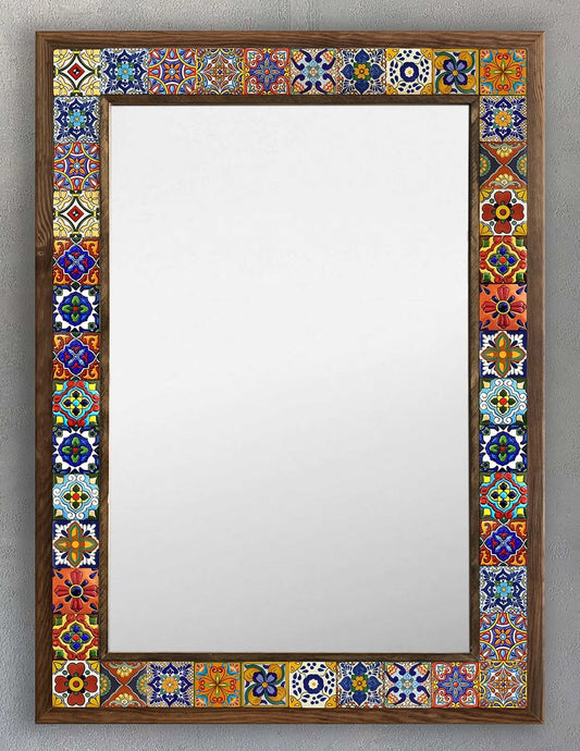 4x4 Tiles Stone Mosaic Wall Mirror | AYN-002