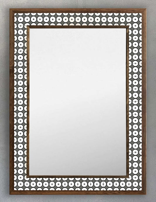 4x4 Tiles Stone Mosaic Wall Mirror | AYN-005