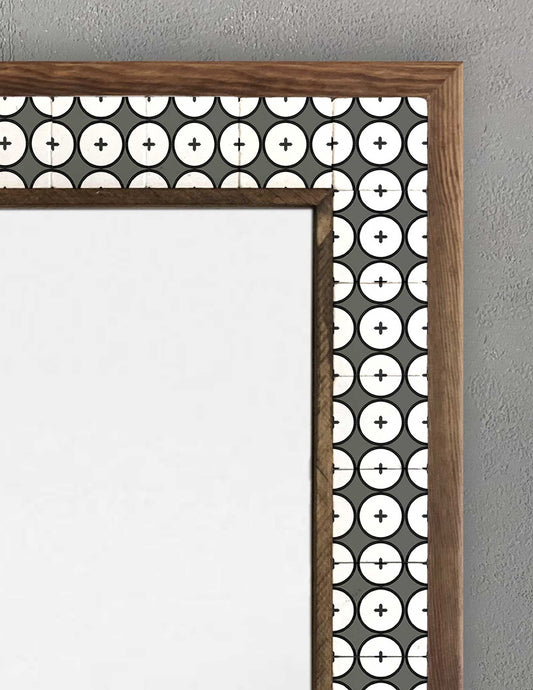 4x4 Tiles Stone Mosaic Wall Mirror | AYN-005