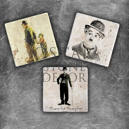 CHAPLIN NATURAL STONE MAGNET SET / MG-076