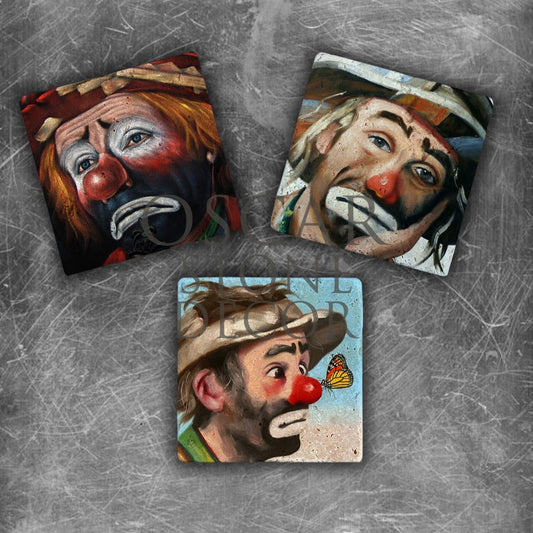 CLOWN NATURAL STONE MAGNET SET / MG-092