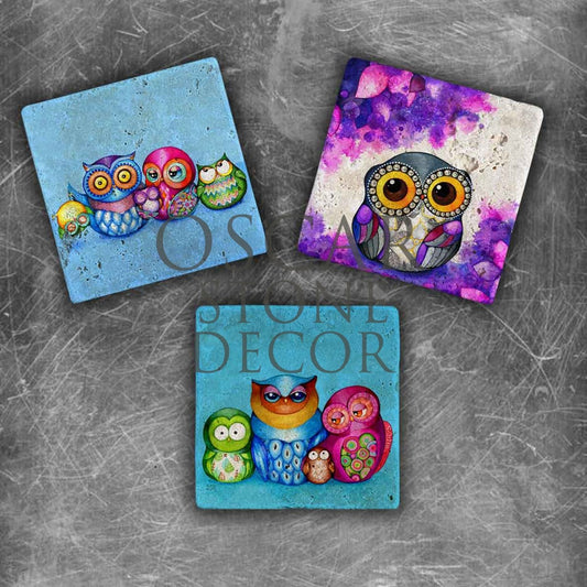 COLOR MR.BIRD NATURAL STONE MAGNET SET / MG-034