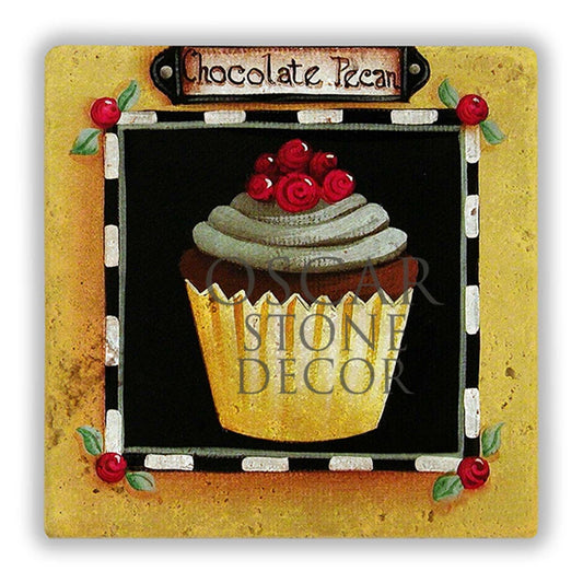 CUPCAKE PECAN NATURAL STONE WALL DECOR / DD264 (WALL DECOR)