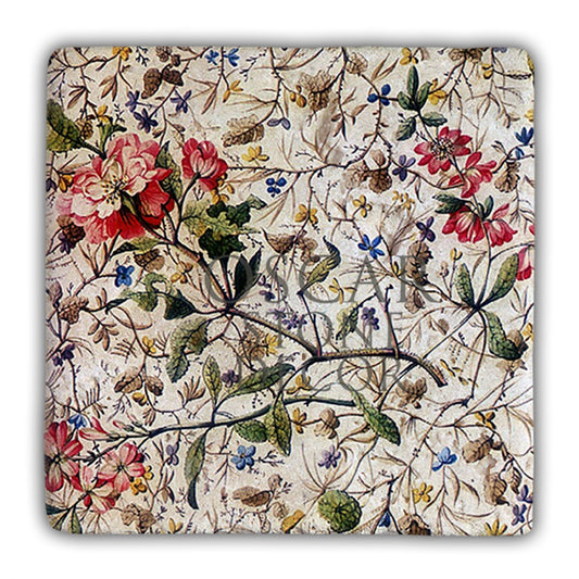 DD046-FLOWERS NATURAL STONE WALL DECOR / DD46 (WALL DECOR)