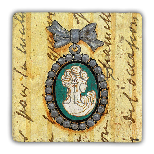 DD052-MARIE ANTOINETTE NATURAL STONE WALL DECOR / DD52 (WALL DECOR)