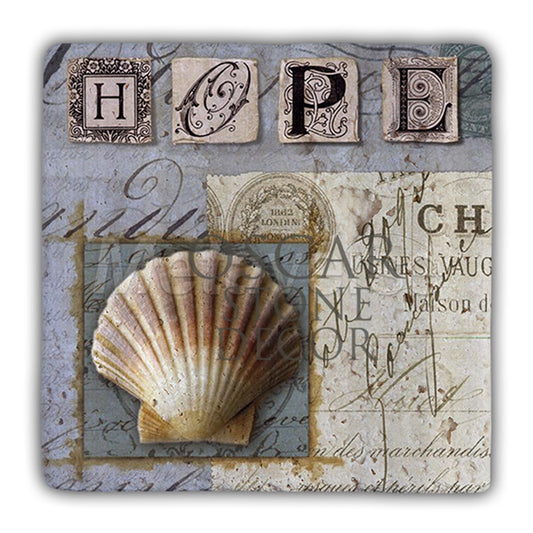 DD062-HOPE SHEELL NATURAL STONE WALL DECOR / DD62 (WALL DECOR)