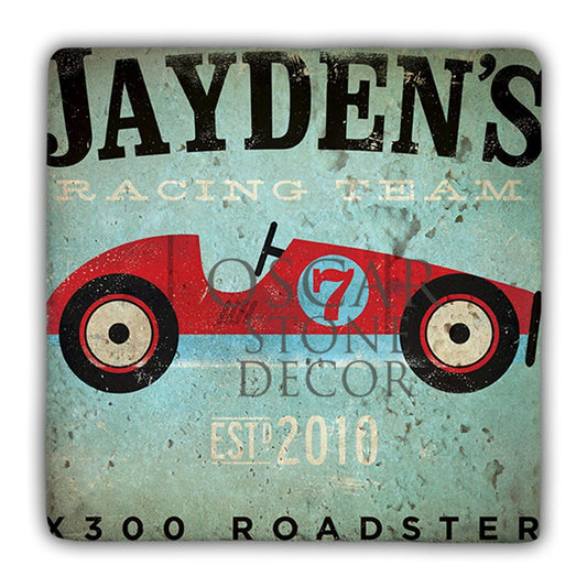 DD064-JAYDEN'S RACING TEAM NATURAL STONE WALL DECOR / DD64 (WALL DECOR)