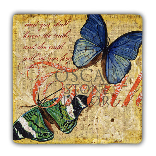DD088-TRUTH NATURAL STONE WALL DECOR / DD88 (WALL DECOR)
