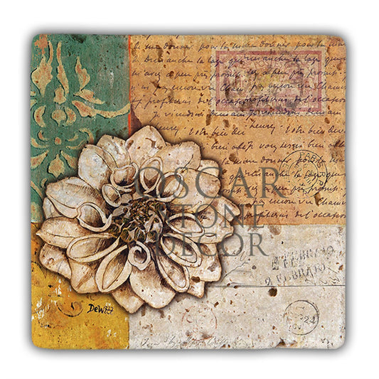 DD098-PARS FLEUR NATURAL STONE WALL DECOR / DD98 (WALL DECOR)
