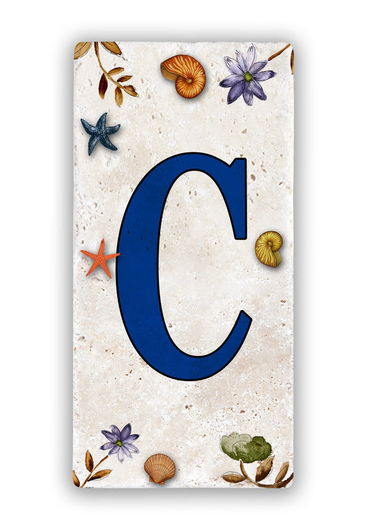 NATURAL STONE DOOR NUMBER, C (DOOR NUMBER)