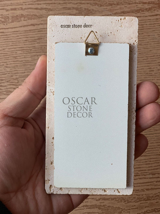 NATURAL STONE DOOR NUMBER, BROWN / A (DOOR NUMBER)