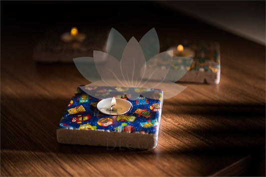 NATURAL STONE CANDLE HOLDER / ML-016 (CANDLE HOLDER)