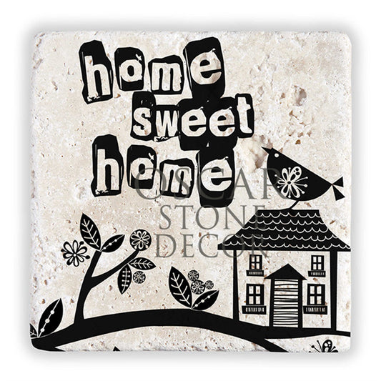 HOME SWEET HOME NATURAL STONE WALL DECOR / DD315 (WALL DECOR)