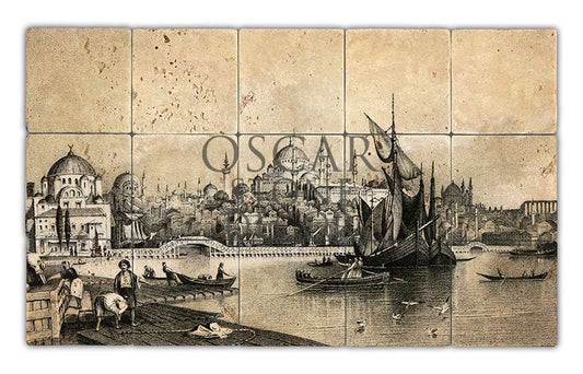 ISTANBUL VIEW NATURAL STONE TABLE / TT113 (STONE TABLE)