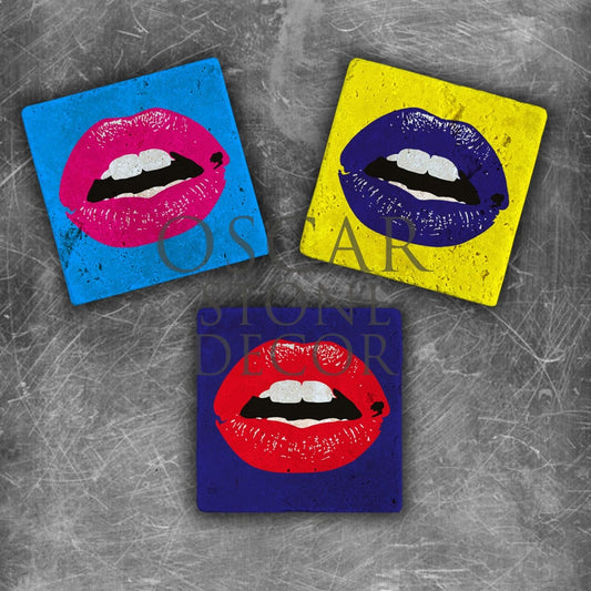 KISSES NATURAL STONE MAGNET SET / MG-133