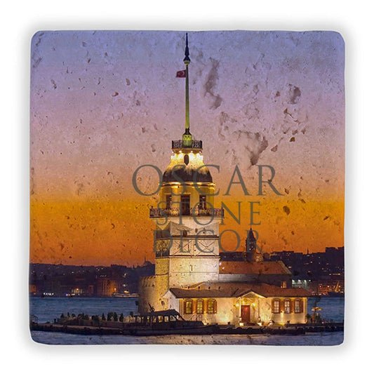 MAIDEN'S TOWER NATURAL STONE WALL DECOR / DD252 (WALL DECOR)