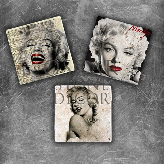 MARILYN SET NATURAL STONE MAGNET SET / MG-123