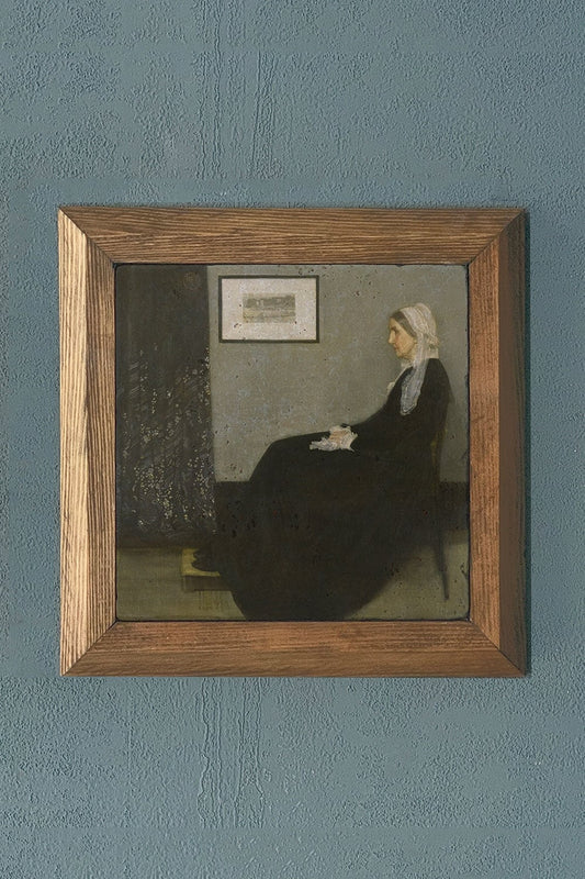 Solid Framed Natural Stone Painting Whistler's Mother Whistler's Mother Painting