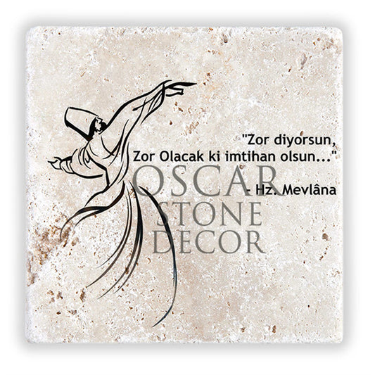 MEVLANA II NATURAL STONE WALL DECOR / DD339 (WALL DECOR)