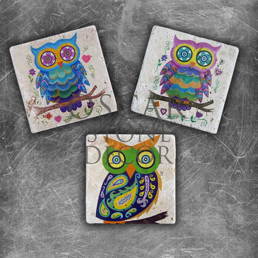 MR.BIRD NATURAL STONE MAGNET SET / MG-077