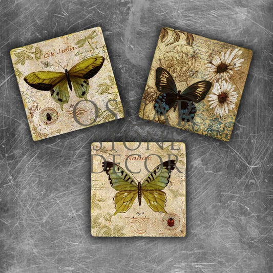 NATURE FLEUR NATURAL STONE MAGNET SET / MG-019