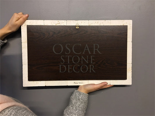 OTTOMAN SIDE II NATURAL STONE TABLE / TT109 (STONE TABLE)