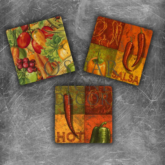 SALSA NATURAL STONE MAGNET SET / MG-031