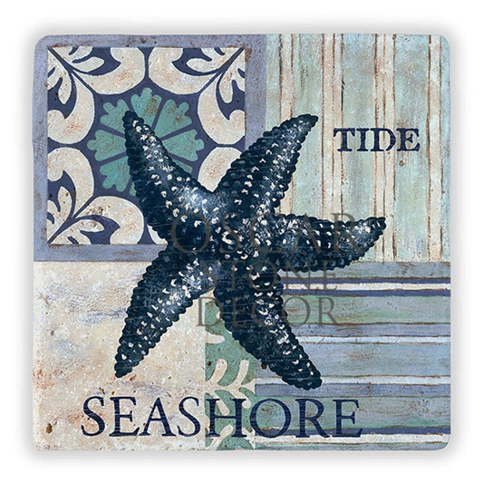 SEA SHORE II NATURAL STONE WALL DECOR / DD102 (WALL DECOR)