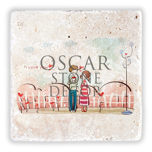 VALENTINE'S DAY NATURAL STONE WALL DECOR / SDD-001 (WALL DECOR)