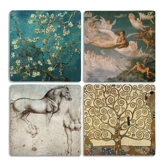 Stone Coasters Stone Coasters - Set of 4 Table Collection Set