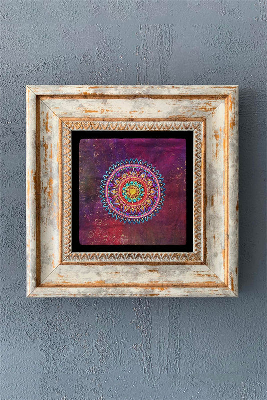 SINGLE FRAME NATURAL STONE WALL DECOR / CDD1-40-1226 (WALL DECOR)