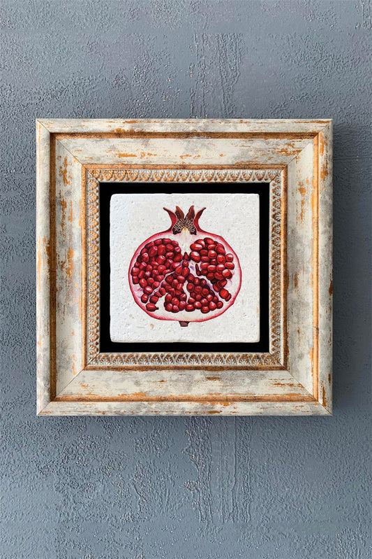 SINGLE FRAME NATURAL STONE WALL DECOR / CDD1-40-1228 (WALL DECOR)