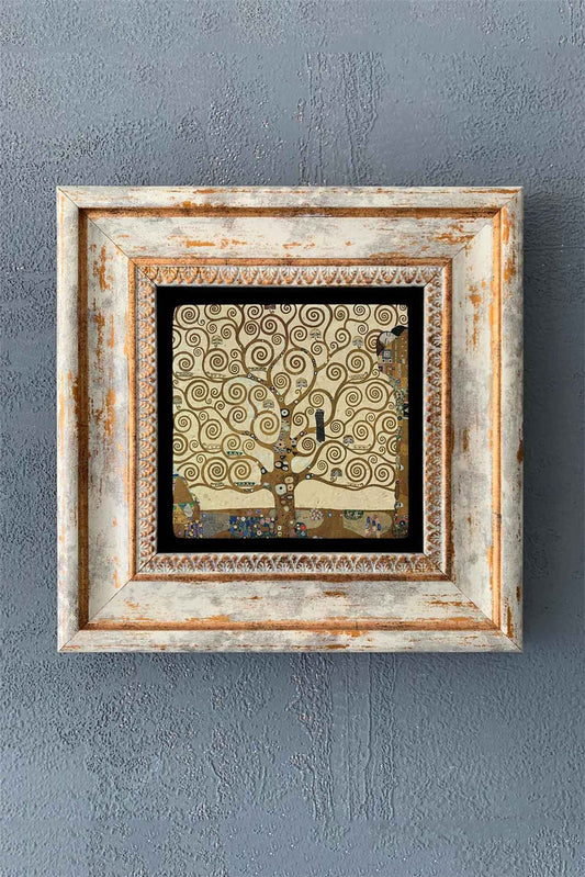 SINGLE FRAME NATURAL STONE WALL DECOR / CDD1-40-1334 (WALL DECOR)