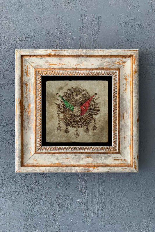 SINGLE FRAME NATURAL STONE WALL DECOR / CDD1-40-1291 (WALL DECOR)