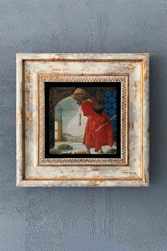 SINGLE FRAME NATURAL STONE WALL DECOR / CDD1-40-1276 (WALL DECOR)
