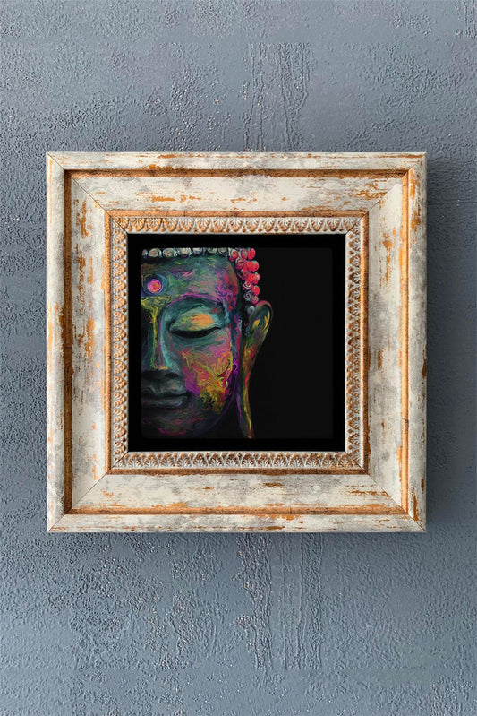 SINGLE FRAME NATURAL STONE WALL DECOR / CDD1-40-1219 (WALL DECOR)