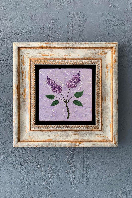 SINGLE FRAME NATURAL STONE WALL DECOR / CDD1-40-1127 (WALL DECOR)