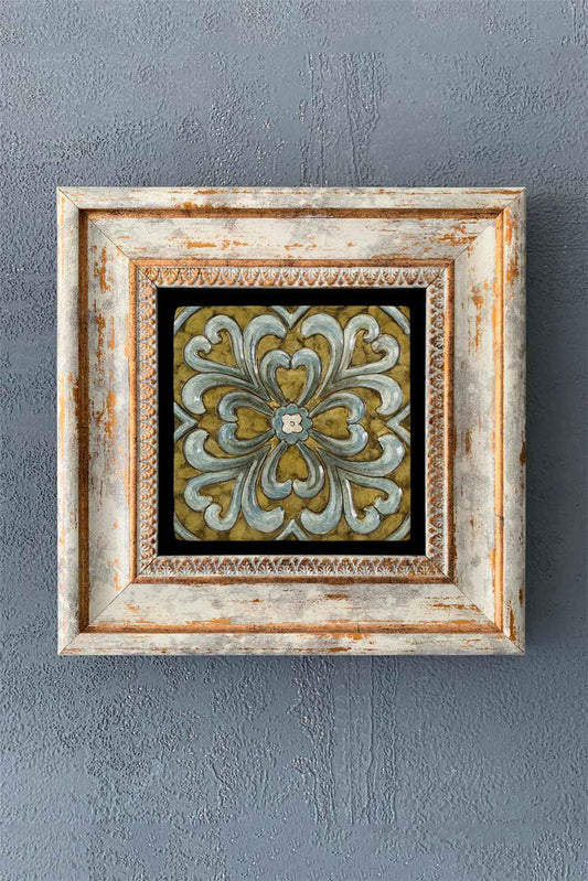 SINGLE FRAME NATURAL STONE WALL DECOR / CDD1-40-1319 (WALL DECOR)